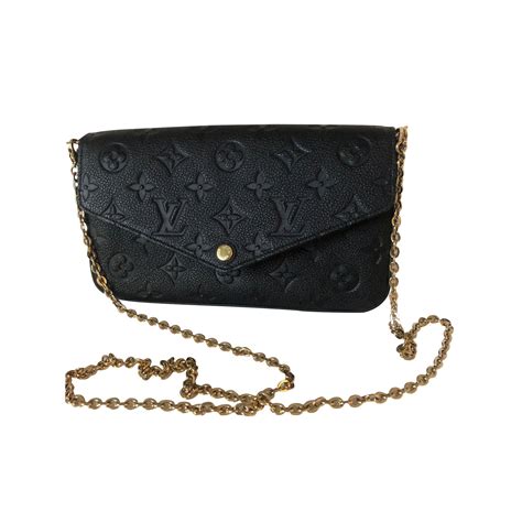 pochette louis vuitton femme noir|louis vuitton empreinte pochette.